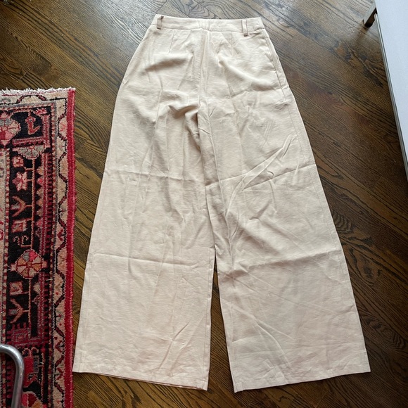 Relaxed wide leg trouser pants - Picture 5 of 6